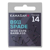 Kamasan B911 Wide Gape Barbless Spade Hooks